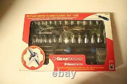 Gear Ratchet 148pc Vortex socket system set SAE&Metric Combo (GR80074&GR80174)