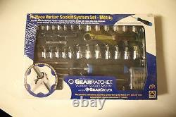 Gear Ratchet 148pc Vortex socket system set SAE&Metric Combo (GR80074&GR80174)