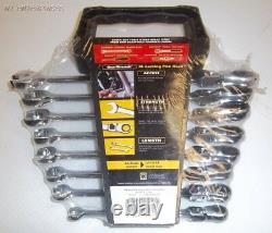 Gear Wrench 8 PC. XL Locking Flex Ratcheting Wrench Set SAE # 85798