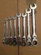 Gear Wrench 8 Piece Flex Head Combination Ratcheting Wrench Set Metric