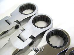 Gearwrench 10pc 120XP Metric Universal Spline Ratcheting Flex Wrench Set 86126