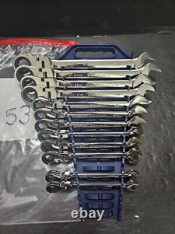 Gearwrench 12 Pc Metric Flexhead Ratcheting Combination Wrench Set (tl1753)