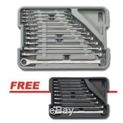 Gearwrench 12 Pc XL Metric GearBox Double Box End Wrench Set 85988 Free 85998