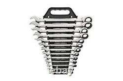 Gearwrench 13 Piece 12 Point Ratcheting Combination Wrench Set Sae 9312