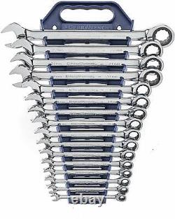 Gearwrench 16 Piece 12 Point Ratcheting Combination Metric Wrench Set 9416 New