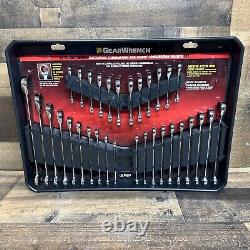 Gearwrench 32 Pc Ratcheting Combination & Stubby Wrench Set Sae/metric 39327 New