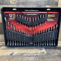 Gearwrench 32 Pc Ratcheting Combination & Stubby Wrench Set Sae/metric 39327 New