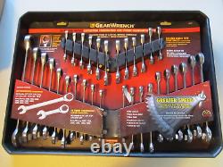 Gearwrench 32 Piece Stubby & Standard SAE/Metric Ratcheting Wrench Set NEW