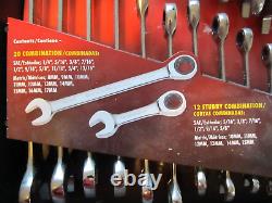 Gearwrench 32 Piece Stubby & Standard SAE/Metric Ratcheting Wrench Set NEW