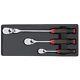 Gearwrench 3 Pc. Cushion Grip Flex 84 Tooth Ratchet Set Kdt81203f New