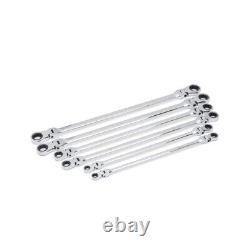 Gearwrench 6 Pc 90-Tooth 12 Point Metric Double Flex Ratcheting Wrench Set 86830