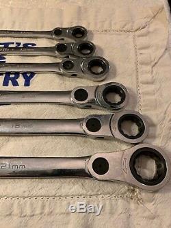 Gearwrench 6pc Metric XXL Indexing Double Box Ratcheting Wrench Set KDT85490