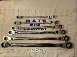 Gearwrench 6pc Metric XXL Indexing Double Box Ratcheting Wrench Set KDT85490