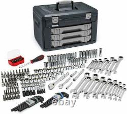 Gearwrench 80944 232 Pc. Mechanics Tool Set in 3 Drawer Storage Box New USA