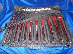 Gearwrench 81918 15 pc Combination Wrench Set Long Patt 5/16 1-1/4 12Pt SAE
