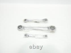 Gearwrench 85204 3pc Quadbox Ratcheting Wrench Set