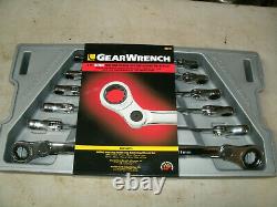 Gearwrench 85490 Indexing Double Box Ratcheting Wrench Set Metric KDT85490 6pc