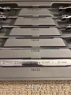 Gearwrench 85490 Indexing Double Box Ratcheting Wrench Set Metric KDT85490 6pc