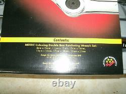 Gearwrench 85490 Indexing Double Box Ratcheting Wrench Set Metric KDT85490 6pc