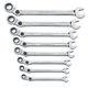 Gearwrench 85498 8 Piece Sae Index Double Box Ratcheting Socketing Wrench Set