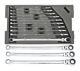 Gearwrench 86126 10 Pc 120xp Flex Head Ratcheting Wrench Set Plus 21 22 & 24mm