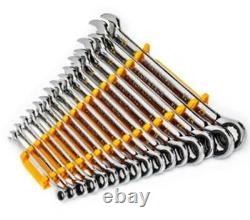 Gearwrench 86928 16 Pc. 90t 12-pt Metric Combi Ratchet Wrench Set