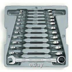 Gearwrench 9412 12Pc 12 Point Metric Combination Ratcheting Set 8-19mm