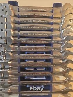 Gearwrench 9901D Metric Flex Head Combination Ratcheting Wrench Set 12pc