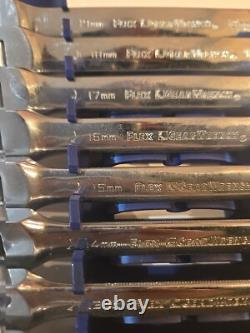 Gearwrench 9901D Metric Flex Head Combination Ratcheting Wrench Set 12pc
