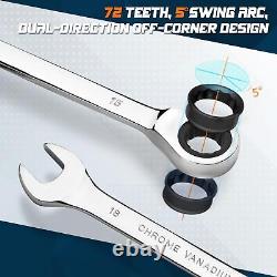 Gearwrench Ratchet Spanner Combination Fixed Head Wrench Metric 6mm To 32mm