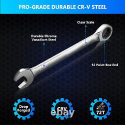 Gearwrench Ratchet Spanner Combination Fixed Head Wrench Metric 6mm To 32mm