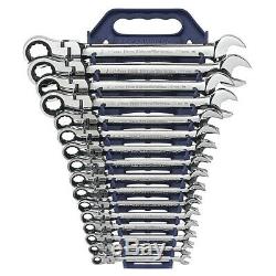 Gearwrench Ratcheting Flex Head Combination Full Metric Complete Wrench Set