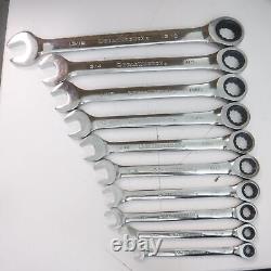Genuine GearWrench 10Pc. 12Pt. SAE Ratcheting Wrench Set