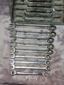 Grearwrench 9 Piece Meteric Combination Wrench Set