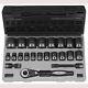 Grey Pneumatic 82622 1/2 Dr. 22pc Fractional Duo-socket Set 6 Pt
