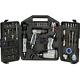 Grizzly Air Tool 50 Pc. Kit Compact Wrench Ratchet Hammer Socket Set Extension B