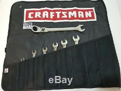 HTF Craftsman USA Locking Flex Head Ratcheting Wrench Set SAE 5/16 3/4 KZ