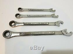 HTF Vintage Craftsman USA Extreme Grip Ratcheting Wrench Set SAE VA Series