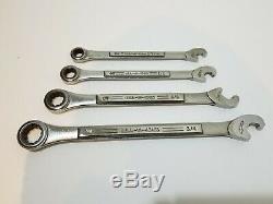 HTF Vintage Craftsman USA Extreme Grip Ratcheting Wrench Set SAE VA Series