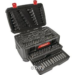 HUSKY 270-PIECE MECHANICS TOOL SET with Case SAE Metric Sockets Wrenches Ratchets