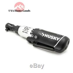 HUSKY Drive 12-Volt Lithium Ion Cordless Ratchet 3/8 in. Impact Wrenches