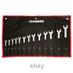 HUSKY Master Metric Flex Head Ratcheting Wrench Set 13 Piece 12 Point Design