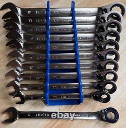 Heyco Heytec 00986572580 Modules Reversible Combined Ratchet Wrenches, 11 Pc