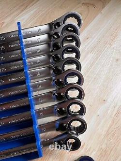 Heyco Heytec 00986572580 Modules Reversible Combined Ratchet Wrenches, 11 Pc