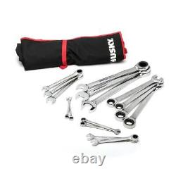 Husky Master SAE Ratcheting Wrench Set Low Profile Alloy Steel (16-Piece)