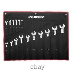 Husky Master SAE Ratcheting Wrench Set Low Profile Alloy Steel (16-Piece)