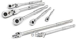 Husky Mechanics Tool Set Socket Wrench Hex Keys Mixed Ratchet Hand 605 Piece Kit