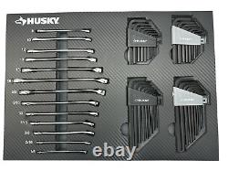 Husky Ratchet Mechanics Tool Set 1/4 3/8 And 1/2 244-Piece H244MTSEVA (OB)