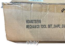 Husky Ratchet Mechanics Tool Set 1/4 3/8 And 1/2 244-Piece H244MTSEVA (OB)