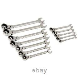 Husky Ratcheting Wrench Set 72-Tooth Master SAE Flex Head Hand Tool (12-Piece)
